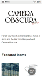 Mobile Screenshot of camera-obscura-shop.net